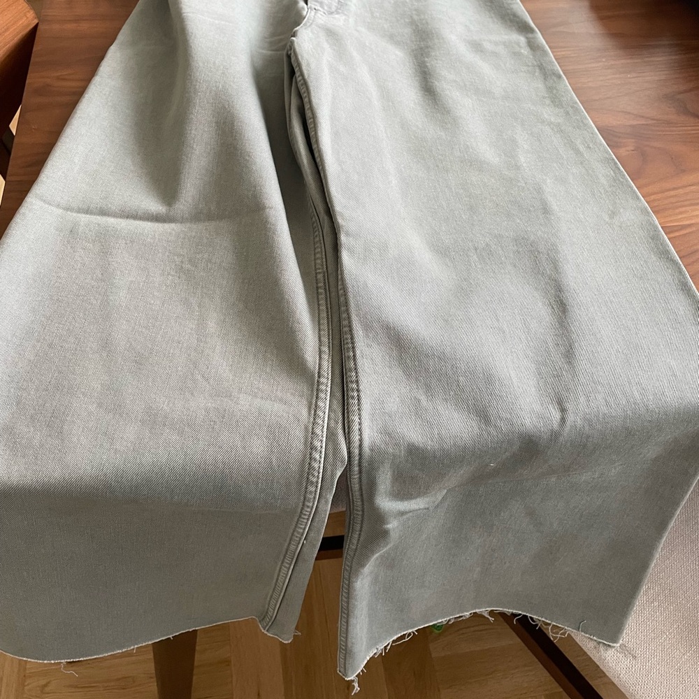 Zara Flare & Wide Leg Jeans - Light Gray/blue